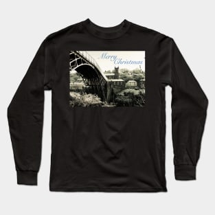 A MERRY CHRISTMAS IRONBRIDGE VILLAGE Long Sleeve T-Shirt